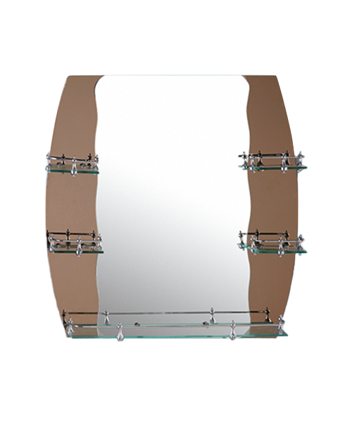 4MM،5MM من المرآة الرائجة مع مرآة الرف التقليدية JH-9144 بالطراز الحديث للحمام غرفة الاستحمام الفاخرة
